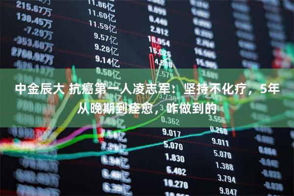 中金辰大 抗癌第一人凌志军：坚持不化疗，5年从晚期到痊愈，咋做到的
